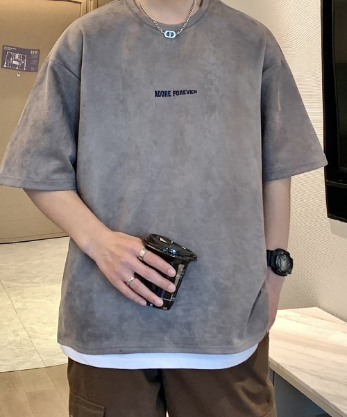 KELVIN(ケルヴァン)の「Center Mark Tee センターマークTシャツ(Tシャツ/カットソー・メンズ・ホワイト/ブラック/グレー・MEDIUM/LARGE)」の3枚目の写真
