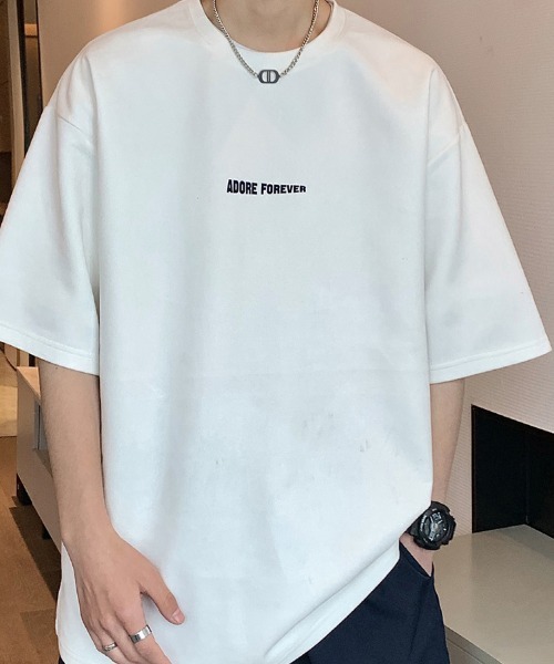 KELVIN(ケルヴァン)の「Center Mark Tee センターマークTシャツ(Tシャツ/カットソー・メンズ・ホワイト/ブラック/グレー・MEDIUM/LARGE)」の2枚目の写真