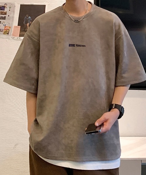 KELVIN(ケルヴァン)の「Center Mark Tee センターマークTシャツ(Tシャツ/カットソー・メンズ・ホワイト/ブラック/グレー・MEDIUM/LARGE)」の4枚目の写真
