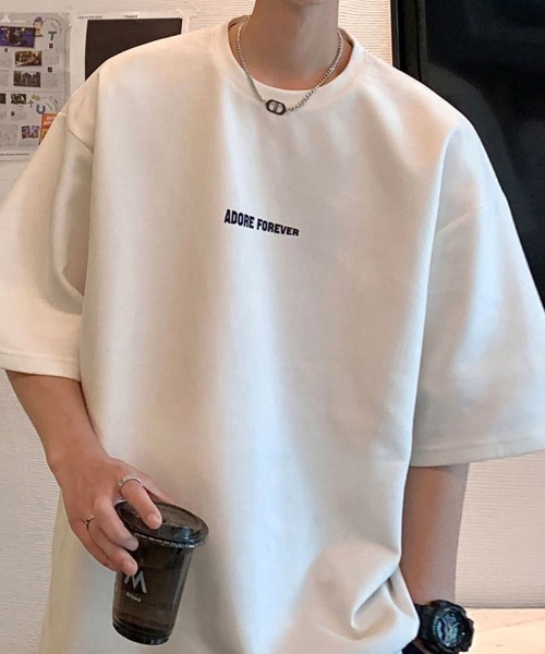 KELVIN(ケルヴァン)の「Center Mark Tee センターマークTシャツ(Tシャツ/カットソー・メンズ・ホワイト/ブラック/グレー・MEDIUM/LARGE)」の10枚目の写真