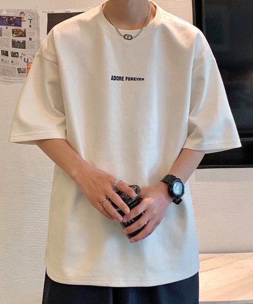 KELVIN(ケルヴァン)の「Center Mark Tee センターマークTシャツ(Tシャツ/カットソー・メンズ・ホワイト/ブラック/グレー・MEDIUM/LARGE)」の11枚目の写真