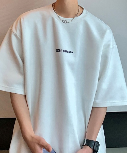 KELVIN(ケルヴァン)の「Center Mark Tee センターマークTシャツ(Tシャツ/カットソー・メンズ・ホワイト/ブラック/グレー・MEDIUM/LARGE)」の13枚目の写真