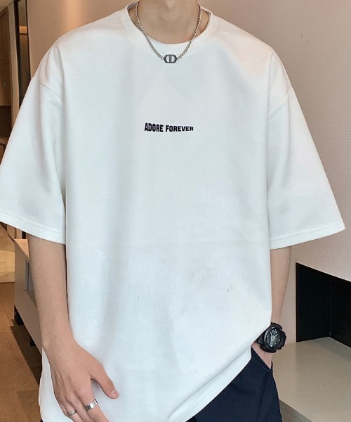 KELVIN(ケルヴァン)の「Center Mark Tee センターマークTシャツ(Tシャツ/カットソー・メンズ・ホワイト/ブラック/グレー・MEDIUM/LARGE)」の14枚目の写真