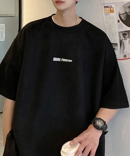 KELVIN(ケルヴァン)の「Center Mark Tee センターマークTシャツ(Tシャツ/カットソー・メンズ・ホワイト/ブラック/グレー・MEDIUM/LARGE)」の20枚目の写真