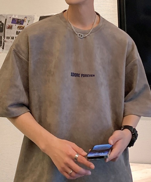 KELVIN(ケルヴァン)の「Center Mark Tee センターマークTシャツ(Tシャツ/カットソー・メンズ・ホワイト/ブラック/グレー・MEDIUM/LARGE)」の7枚目の写真