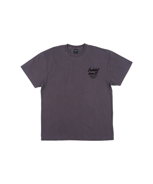 CREAM SODA LAB（クリームソーダラボ）の「クォーター チームプレイ ガーメント ダイング ピグメント 半袖Tシャツ シャドウパープル（Tシャツ/カットソー・メンズ・その他・LARGE/X-LARGE）」の6枚目の写真