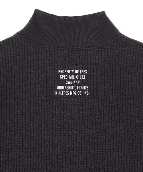 N.HOOLYWOOD TEST PRODUCT EXCHANGE SERVICE(N.ハリウッド テストプロダクト エクスチェンジサービス)の「MOCK NECK LONG SLEEVE T-SHIRT(Tシャツ/カットソー・メンズ・ホワイト/ブラック/ベージュ・36/38/40)」の10枚目の写真