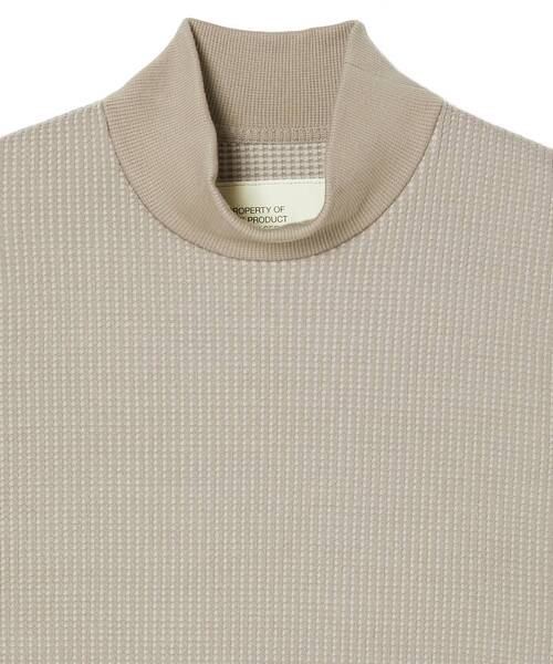 N.HOOLYWOOD TEST PRODUCT EXCHANGE SERVICE(N.ハリウッド テストプロダクト エクスチェンジサービス)の「MOCK NECK LONG SLEEVE T-SHIRT(Tシャツ/カットソー・メンズ・ホワイト/ブラック/ベージュ・36/38/40)」の12枚目の写真