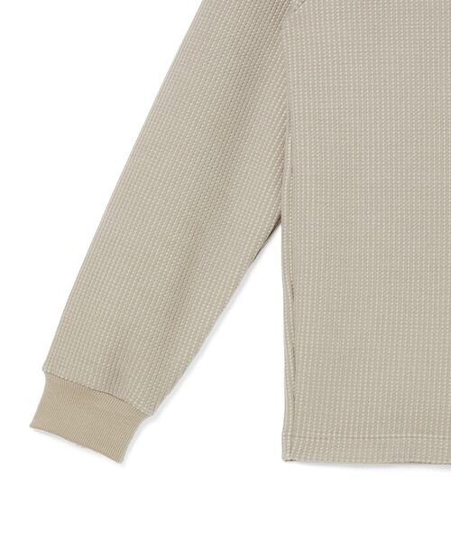 N.HOOLYWOOD TEST PRODUCT EXCHANGE SERVICE(N.ハリウッド テストプロダクト エクスチェンジサービス)の「MOCK NECK LONG SLEEVE T-SHIRT(Tシャツ/カットソー・メンズ・ホワイト/ブラック/ベージュ・36/38/40)」の13枚目の写真