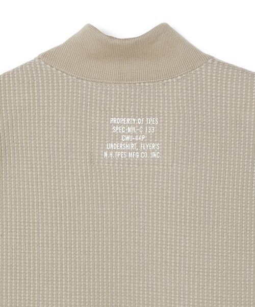 N.HOOLYWOOD TEST PRODUCT EXCHANGE SERVICE(N.ハリウッド テストプロダクト エクスチェンジサービス)の「MOCK NECK LONG SLEEVE T-SHIRT(Tシャツ/カットソー・メンズ・ホワイト/ブラック/ベージュ・36/38/40)」の14枚目の写真