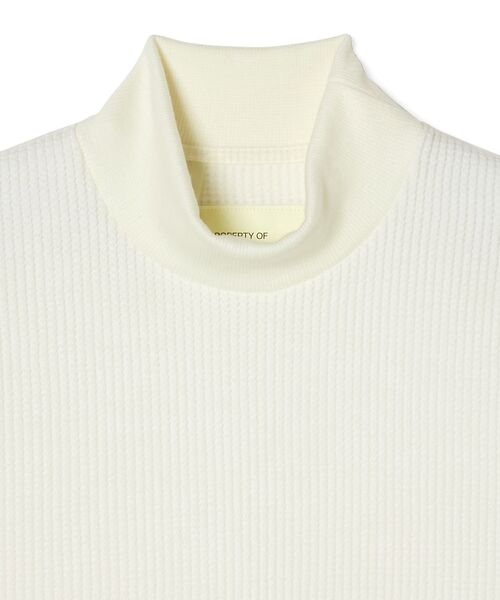 N.HOOLYWOOD TEST PRODUCT EXCHANGE SERVICE(N.ハリウッド テストプロダクト エクスチェンジサービス)の「MOCK NECK LONG SLEEVE T-SHIRT(Tシャツ/カットソー・メンズ・ホワイト/ブラック/ベージュ・36/38/40)」の4枚目の写真