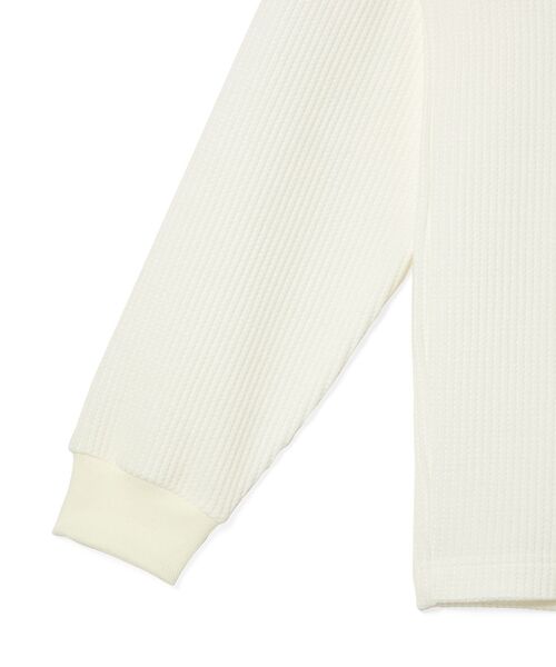 N.HOOLYWOOD TEST PRODUCT EXCHANGE SERVICE(N.ハリウッド テストプロダクト エクスチェンジサービス)の「MOCK NECK LONG SLEEVE T-SHIRT(Tシャツ/カットソー・メンズ・ホワイト/ブラック/ベージュ・36/38/40)」の5枚目の写真