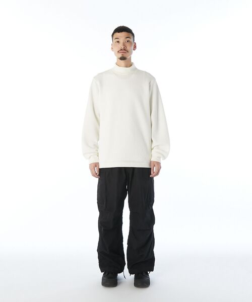 N.HOOLYWOOD TEST PRODUCT EXCHANGE SERVICE(N.ハリウッド テストプロダクト エクスチェンジサービス)の「MOCK NECK LONG SLEEVE T-SHIRT(Tシャツ/カットソー・メンズ・ホワイト/ブラック/ベージュ・36/38/40)」の16枚目の写真