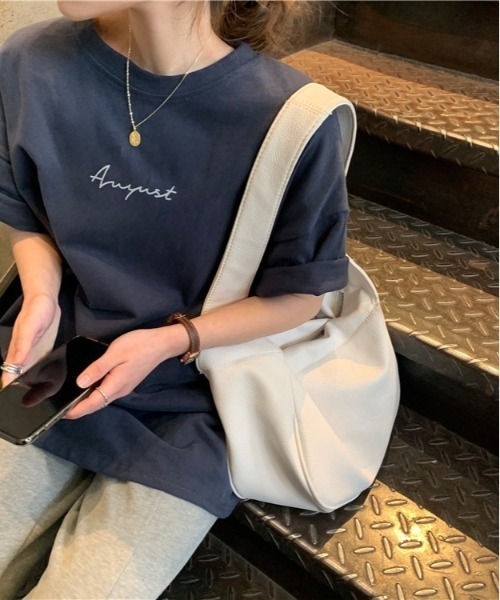 BACKYARD FAMILY(バックヤードファミリー)の「ロゴTシャツ オーバーシャツ(Tシャツ/カットソー・レディース・ホワイト/ダークグレー/ブラック/ネイビー・XL/M/L)」の10枚目の写真