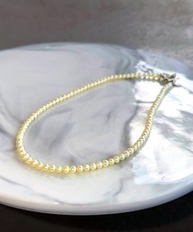 WANT SLIP（ウォント スリップ）の「Pearl Necklace(YELLOW)（ネックレス）」