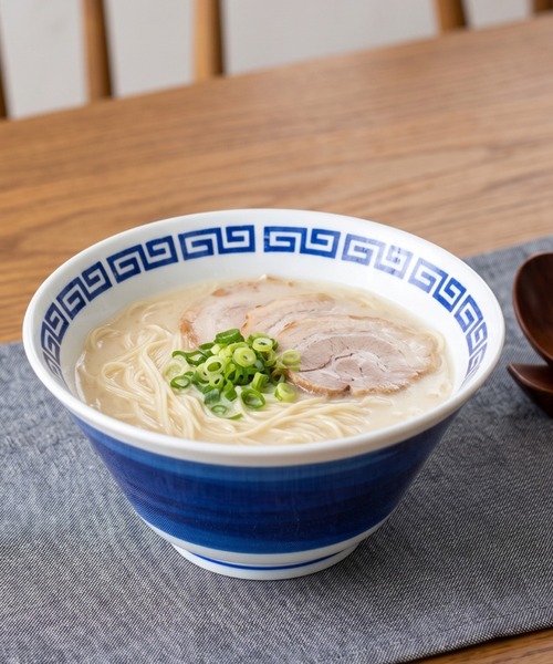 電子レンジ・食洗機対応】《レトロ中華》- ナルトラーメン鉢 -町中華