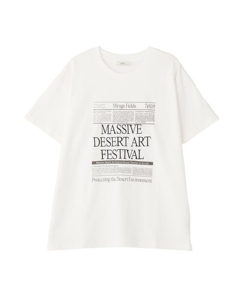 earth music&ecology（アースミュージックアンドエコロジー）の「アソートレギュラーTee（Tシャツ/カットソー・レディース・ホワイト/オフホワイト/イエロー・FREE）」の2枚目の写真