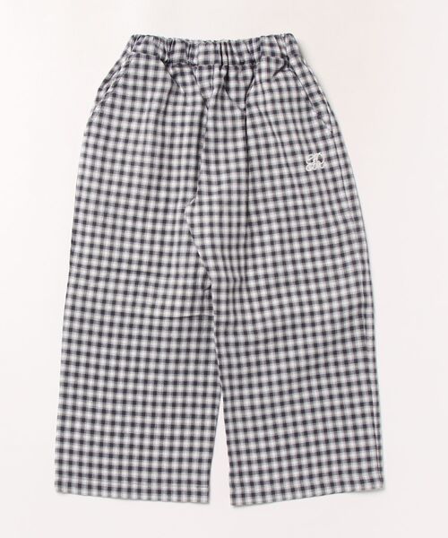 GROOVY COLORS(グルービーカラーズ)の「Cotton Dobby Ombre Plaid Pants(デニムパンツ・キッズ・ネイビー・125cm/115cm)」の3枚目の写真