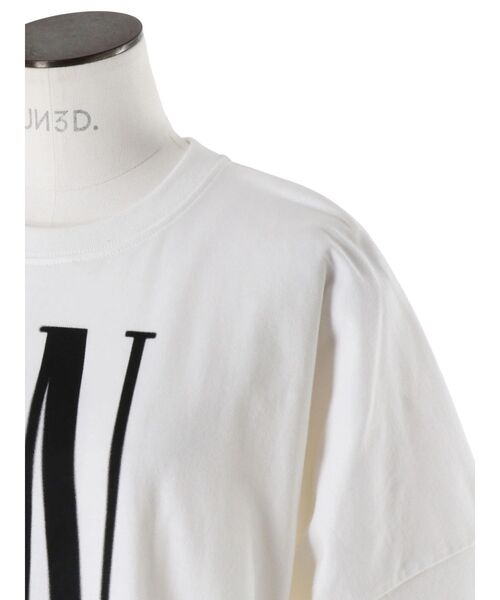 UN3D.（アンスリード）の「BLEED PAINT T-SH / ブリードペイントTシャツ（Tシャツ/カットソー・レディース・ホワイト・44/38）」の13枚目の写真