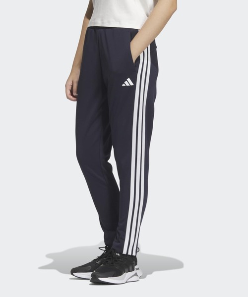 adidas(アディダス)の「スリーストライプス レギュラーフィット ダブルニット トラックパンツ / アディダス adidas(スウェットパンツ・レディース・ブルー・XX-LARGE/MEDIUM/LARGE/X-LARGE/SMALL/X-SMALL)」の1枚目の写真