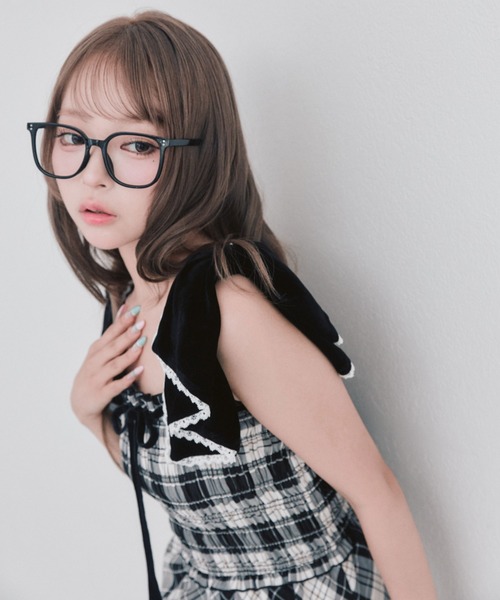 OLIVE des OLIVE（オリーブデオリーブ）の「リボン付ティアードキャミワンピ（ワンピース・レディース・ブラック/ブラウン/アイボリー・FREE）」の17枚目の写真