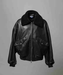 MAISON SPECIAL（メゾンスペシャル）の「《UNISEX》Sheep Leather Mouton Prime-Over G-1 Flight Jacket シープレザームートンプライムオーバーG-1フライトジャケット【MAISON SPECIAL メゾンスペシャル】（ブルゾン）」