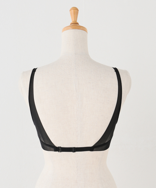 IENA（イエナ）の「NICENICE MOMENT/ナイスナイスモーメント MESH FINE STRAP BRA（その他アンダーウェア/インナー・レディース・ベージュ/ブラック/チャコールグレー・2/1）」の5枚目の写真