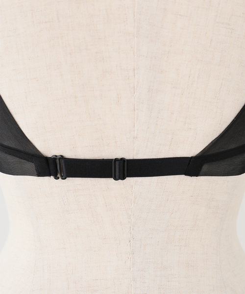 IENA（イエナ）の「NICENICE MOMENT/ナイスナイスモーメント MESH FINE STRAP BRA（その他アンダーウェア/インナー・レディース・ベージュ/ブラック/チャコールグレー・2/1）」の7枚目の写真