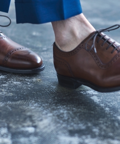 TAKEO KIKUCHI（タケオキクチ）の「CHEANEY チーニー 別注 メダリオンシューズ（ドレスシューズ・メンズ・ブラウン・65/70/60/75/55）」の9枚目の写真