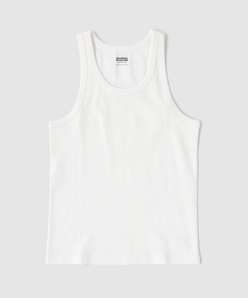 JOURNAL STANDARD(ジャーナルスタンダード)の「バウンド チューブ タンクトップ(Tシャツ/カットソー・メンズ・ホワイト/ブラック・LARGE/MEDIUM)」の2枚目の写真