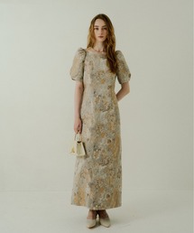 Wavy frill bustier jacquard dress（ドレス）｜LE'RURE（リルアー）の