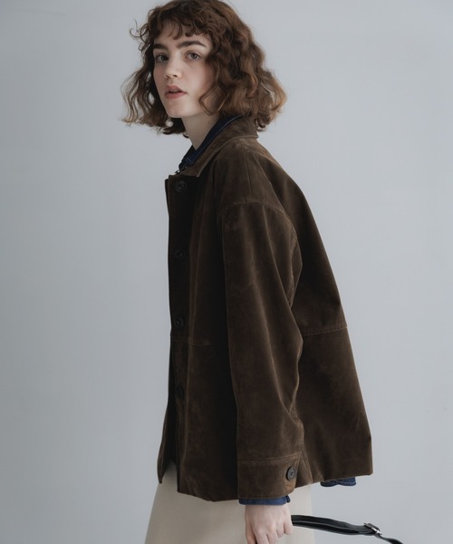 URBAN RESEARCH Sonny Label(アーバンリサーチサニーレーベル)の「フェイクスエードファーカラーブルゾン(ブルゾン・レディース・ブラウン/ブラウン系その他・FREE)」の12枚目の写真