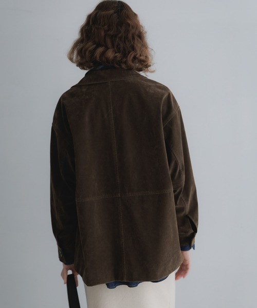 URBAN RESEARCH Sonny Label(アーバンリサーチサニーレーベル)の「フェイクスエードファーカラーブルゾン(ブルゾン・レディース・ブラウン/ブラウン系その他・FREE)」の13枚目の写真