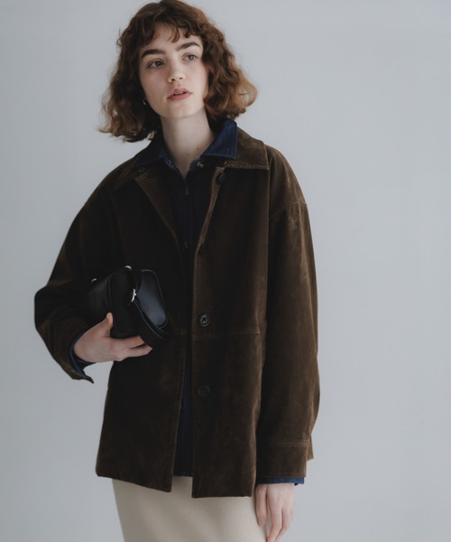 URBAN RESEARCH Sonny Label(アーバンリサーチサニーレーベル)の「フェイクスエードファーカラーブルゾン(ブルゾン・レディース・ブラウン/ブラウン系その他・FREE)」の14枚目の写真