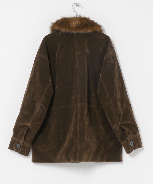 URBAN RESEARCH Sonny Label(アーバンリサーチサニーレーベル)の「フェイクスエードファーカラーブルゾン(ブルゾン・レディース・ブラウン/ブラウン系その他・FREE)」の18枚目の写真