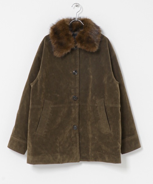URBAN RESEARCH Sonny Label(アーバンリサーチサニーレーベル)の「フェイクスエードファーカラーブルゾン(ブルゾン・レディース・ブラウン/ブラウン系その他・FREE)」の21枚目の写真