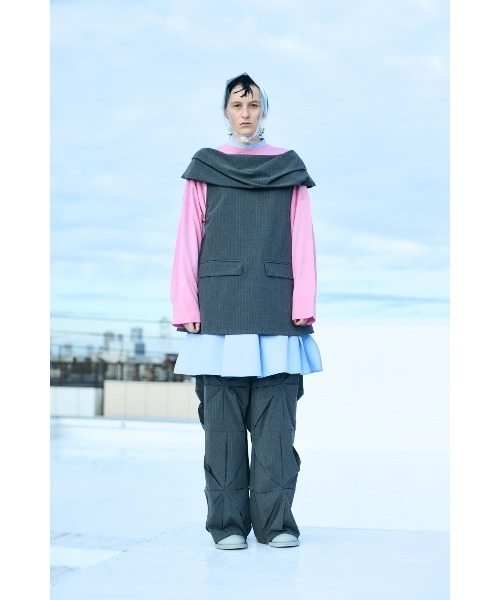 ENFOLD(エンフォルド)の「BOX WIDE PULLOVER(ニット/セーター・レディース・ライム/ピンク/ダークグリーン・38)」の10枚目の写真