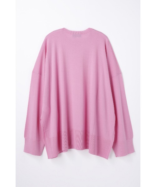 ENFOLD(エンフォルド)の「BOX WIDE PULLOVER(ニット/セーター・レディース・ライム/ピンク/ダークグリーン・38)」の11枚目の写真