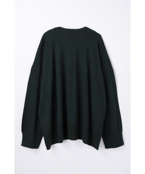 ENFOLD(エンフォルド)の「BOX WIDE PULLOVER(ニット/セーター・レディース・ライム/ピンク/ダークグリーン・38)」の4枚目の写真