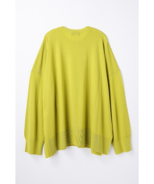 ENFOLD(エンフォルド)の「BOX WIDE PULLOVER(ニット/セーター・レディース・ライム/ピンク/ダークグリーン・38)」の5枚目の写真