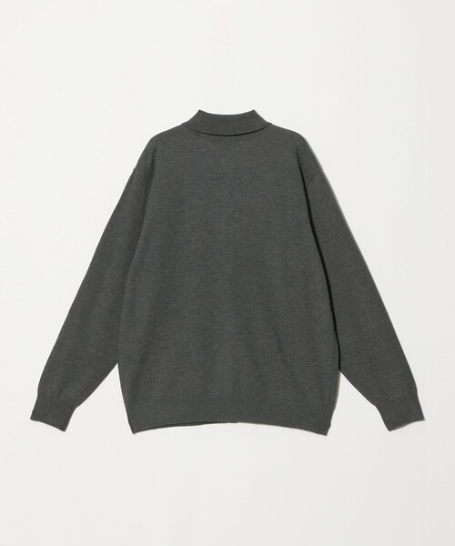 green label relaxing（グリーンレーベルリラクシング）の「【WEB限定】JUST fit ハイゲージ ポロニット カーディガン（カーディガン/ボレロ・メンズ・ブラック/ダークグレー/オリーブ・L/M/XL/S）」の13枚目の写真