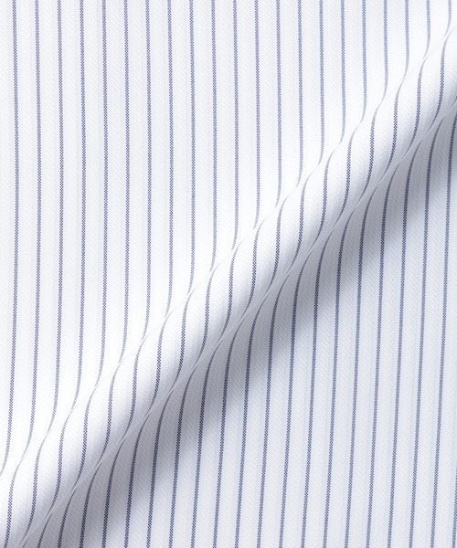 TOKYO SHIRTS(トウキョウシャツ)の「【吸水速乾】【COFREX】 形態安定ノンアイロン スキッパー 長袖ビジネスワイシャツ(ビジネスシャツ・レディース・ブルー・S/M/L/LL/XL)」の5枚目の写真