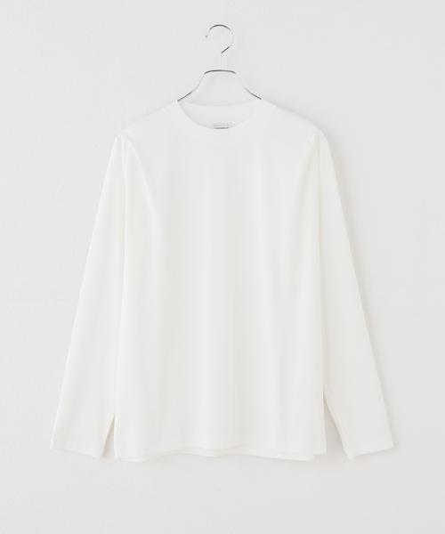 IENA(イエナ)の「GGG/ジージージー PLEATED SHOULDER L SLEEVE カットソー 02-01-1955(Tシャツ/カットソー・レディース・ブラック/ホワイト・FREE)」の2枚目の写真