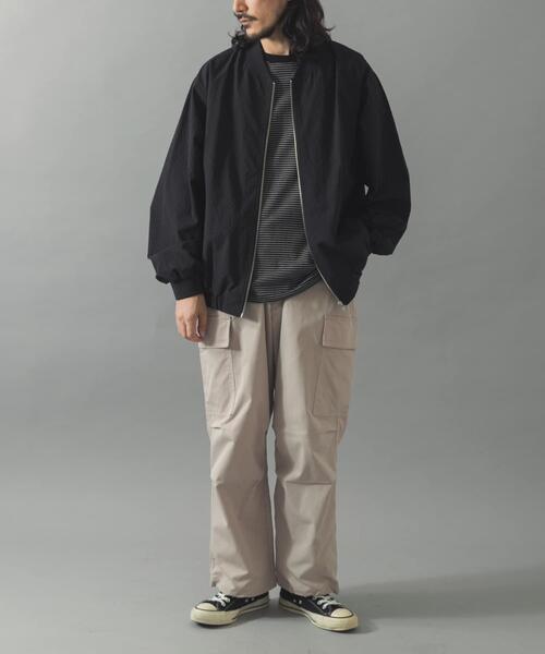 ITEMS URBANRESEARCH（アイテムズ アーバンリサーチ）の「シアサッカー ライトブルゾン（ブルゾン・メンズ・グレー系その他/ブラック/ネイビー・LARGE/MEDIUM）」の15枚目の写真