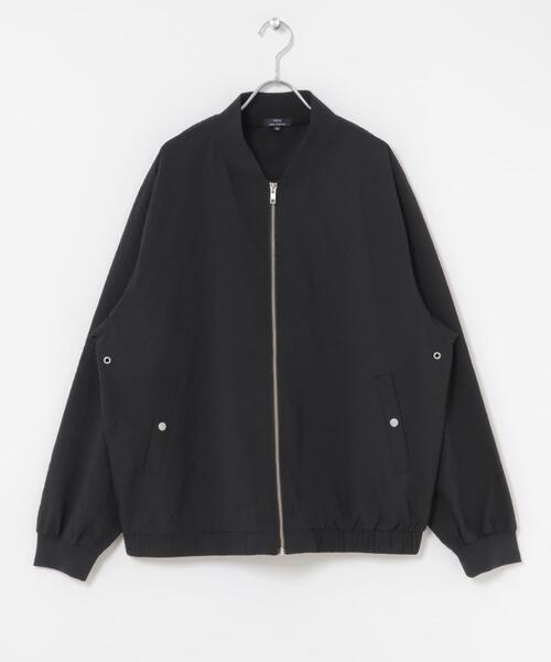 ITEMS URBANRESEARCH（アイテムズ アーバンリサーチ）の「シアサッカー ライトブルゾン（ブルゾン・メンズ・グレー系その他/ブラック/ネイビー・LARGE/MEDIUM）」の16枚目の写真