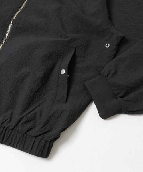 ITEMS URBANRESEARCH（アイテムズ アーバンリサーチ）の「シアサッカー ライトブルゾン（ブルゾン・メンズ・グレー系その他/ブラック/ネイビー・LARGE/MEDIUM）」の17枚目の写真