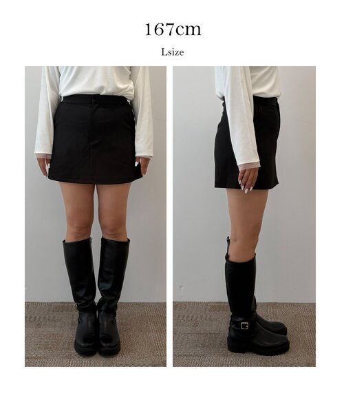 prose verse(プロズヴェール)の「スカートライクショートパンツ(その他パンツ・レディース・ブラック・LARGE/MEDIUM/SMALL)」の5枚目の写真