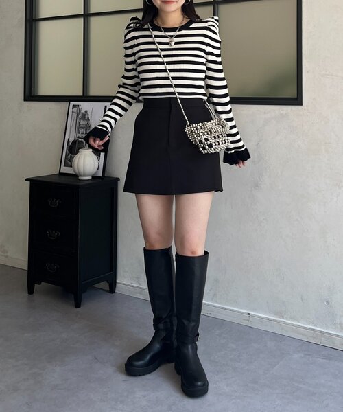 prose verse(プロズヴェール)の「スカートライクショートパンツ(その他パンツ・レディース・ブラック・LARGE/MEDIUM/SMALL)」の11枚目の写真
