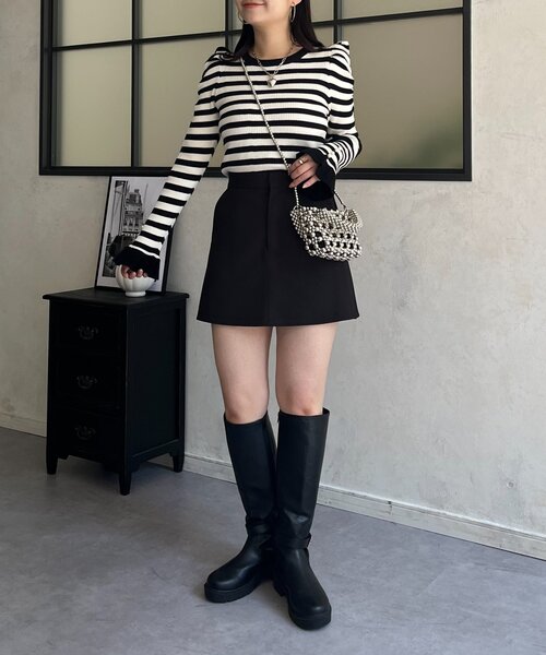 prose verse(プロズヴェール)の「スカートライクショートパンツ(その他パンツ・レディース・ブラック・LARGE/MEDIUM/SMALL)」の12枚目の写真