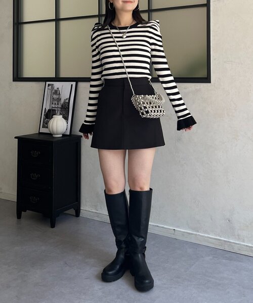 prose verse(プロズヴェール)の「スカートライクショートパンツ(その他パンツ・レディース・ブラック・LARGE/MEDIUM/SMALL)」の16枚目の写真